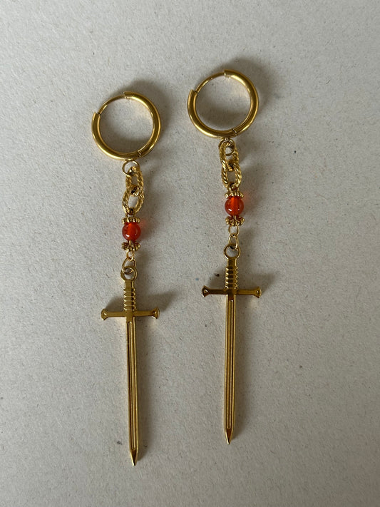 Épées enchantés (cornaline)