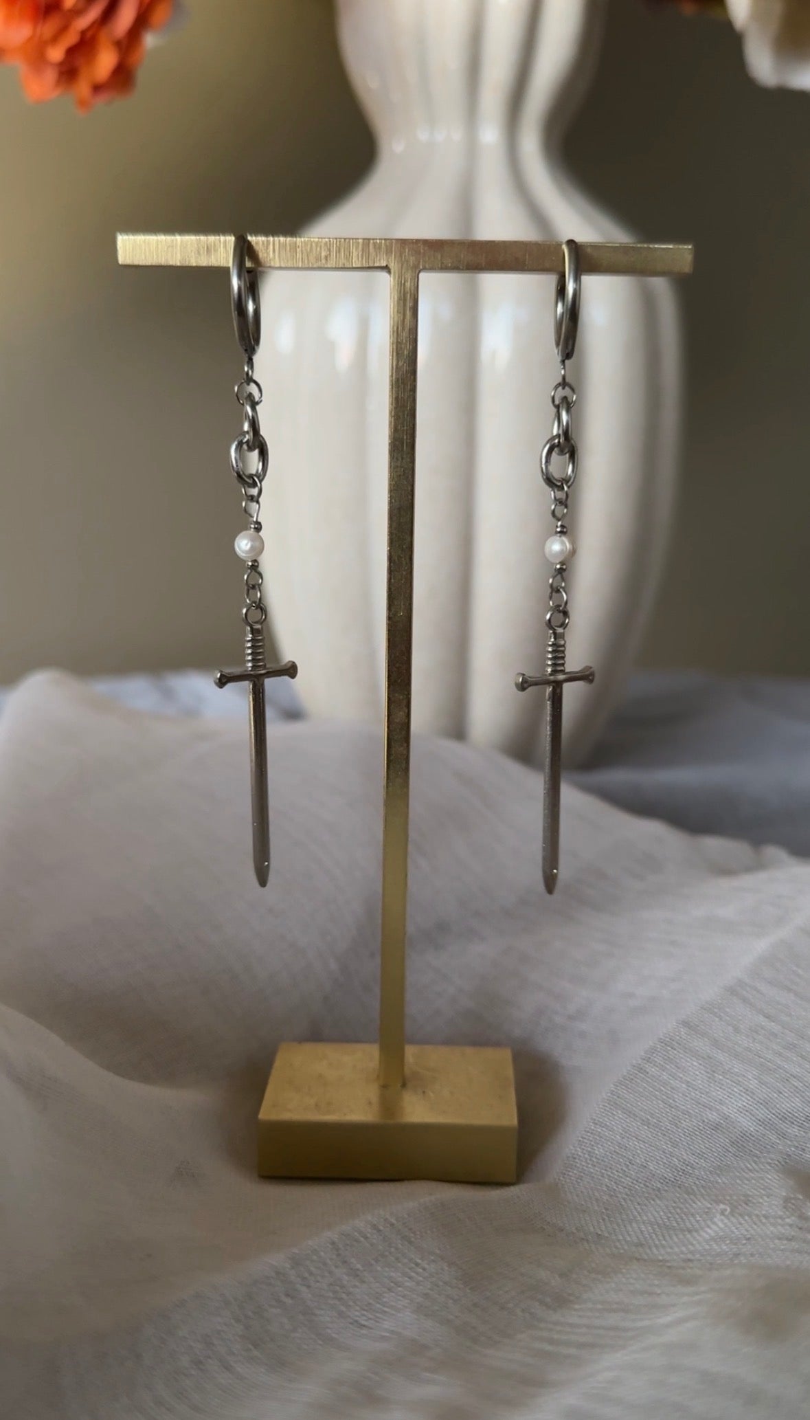 Épées enchantés (perles d’eau douce)
