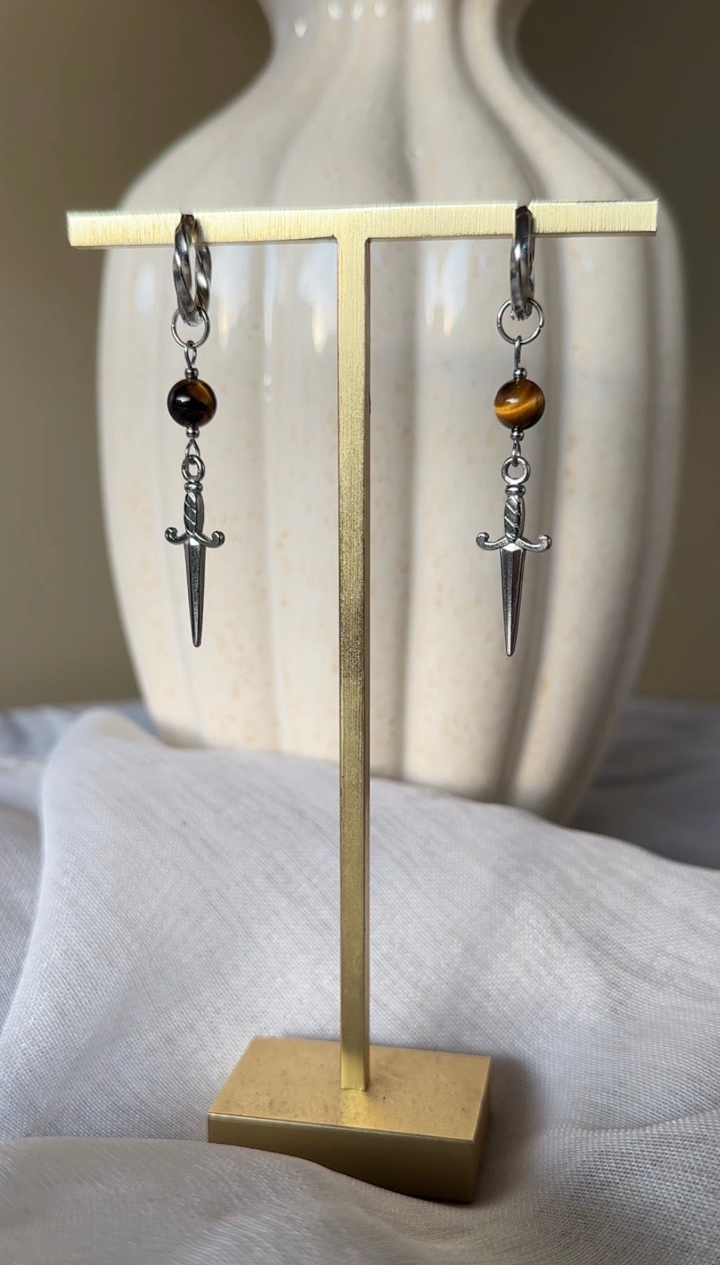 Athamé (oeil de tigre)