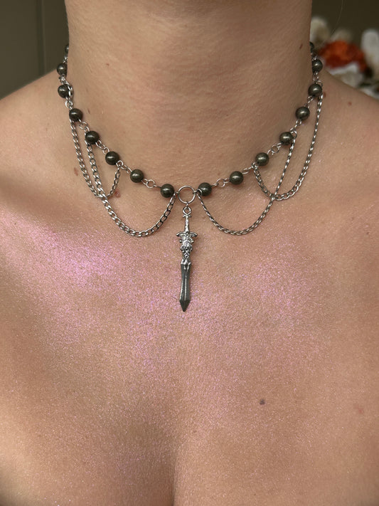 Lame des ombres (pyrite)