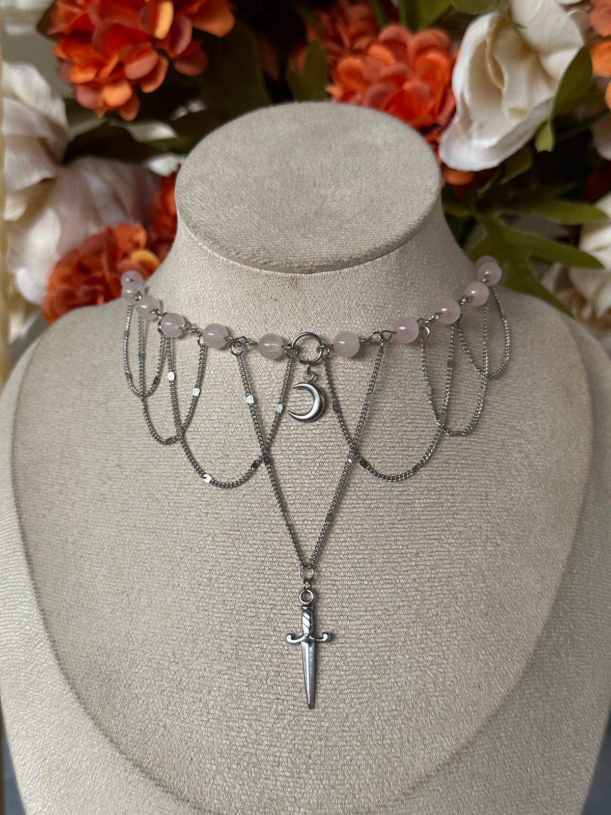 L’épée des songes (quartz rose)